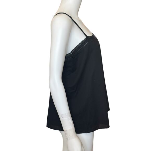 New ~ ( NORDSTROM ) TREASURE & BOND ~ Embroidered Lace Trim Tank M 100% cotton - Picture 2 of 6